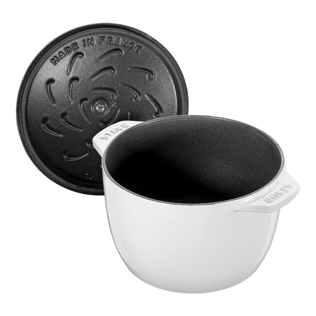 Staub Petite French Oven: 1.5 QT, White