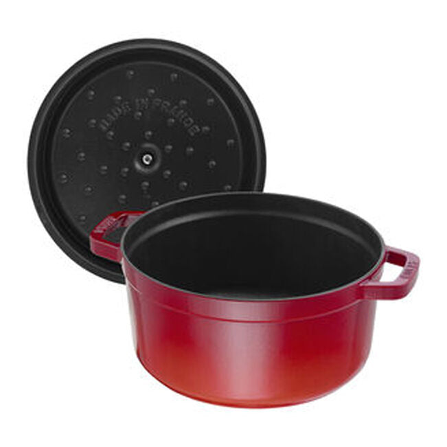Staub Round Dutch Oven: 4 QT, Cherry