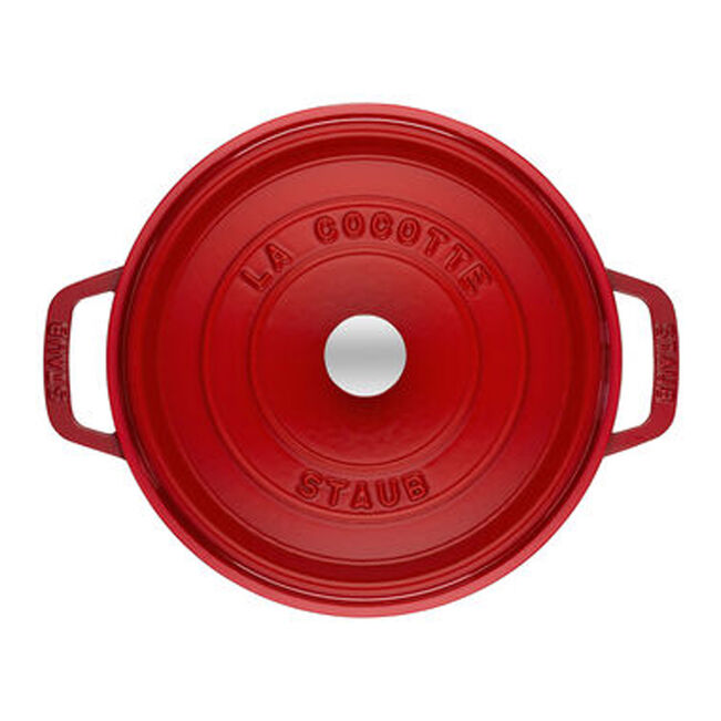 Staub Round Dutch Oven: 4 QT, Cherry