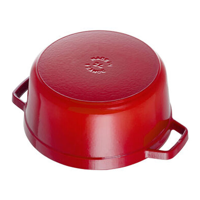 Staub Round Dutch Oven: 4 QT, Cherry