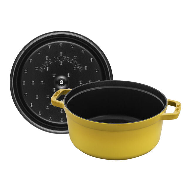 Staub Round Dutch Oven: 4 QT, Citron
