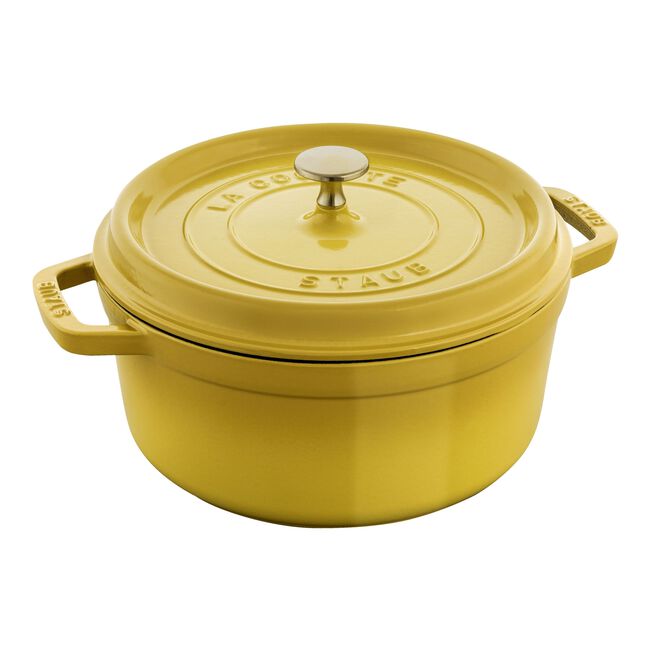 Staub Round Dutch Oven: 4 QT, Citron