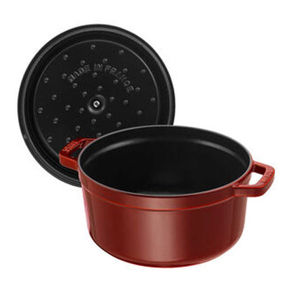 Staub Round Dutch Oven: 4 QT, Grenadine