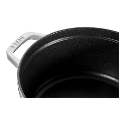 Staub Round Dutch Oven: 4 QT, White