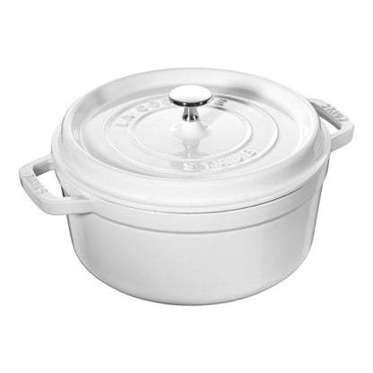 Staub Round Dutch Oven: 4 QT, White