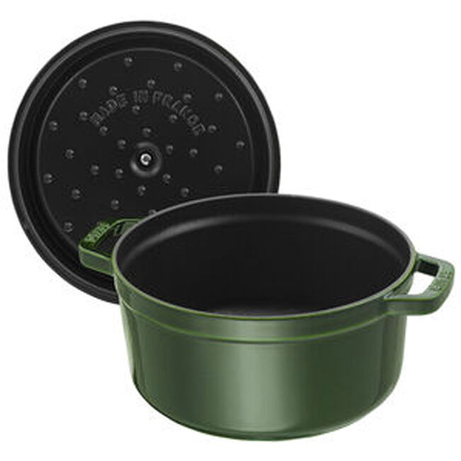 Staub Round Dutch Oven: 7 QT, Basil