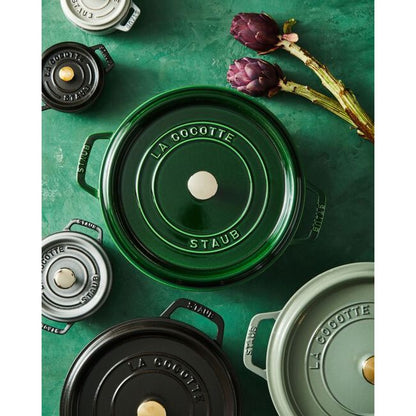 Staub Round Dutch Oven: 7 QT, Basil
