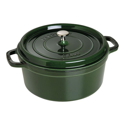 Staub Round Dutch Oven: 7 QT, Basil