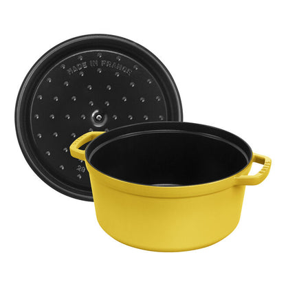 Staub Round Dutch Oven: 7 QT, Citron