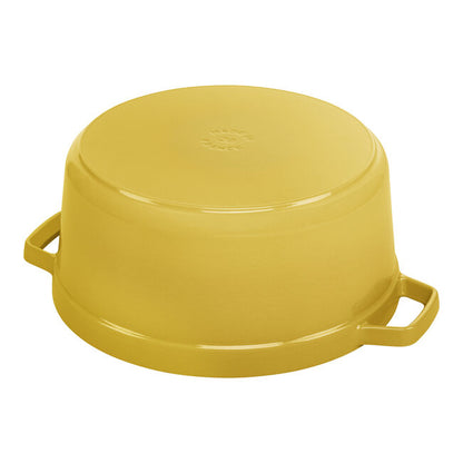 Staub Round Dutch Oven: 7 QT, Citron