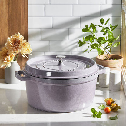 Staub Round Dutch Oven: 7 QT, Lilac