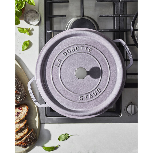 Staub Round Dutch Oven: 7 QT, Lilac