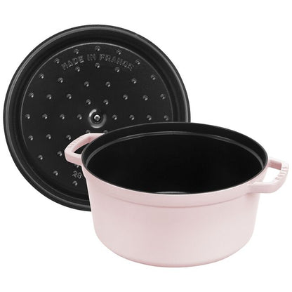 Staub Round Dutch Oven: 7 QT, Peony Pink