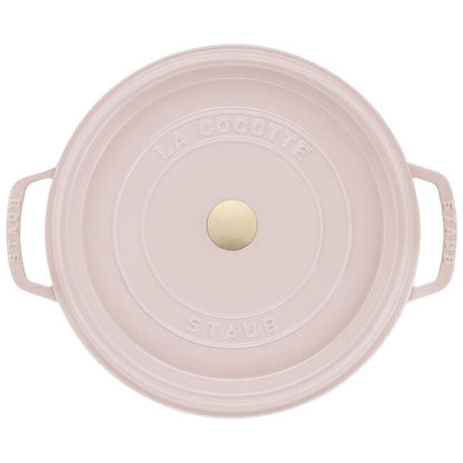 Staub Round Dutch Oven: 7 QT, Peony Pink