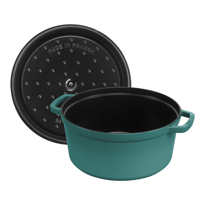 Staub Round Dutch Oven: 7 QT, Turquoise
