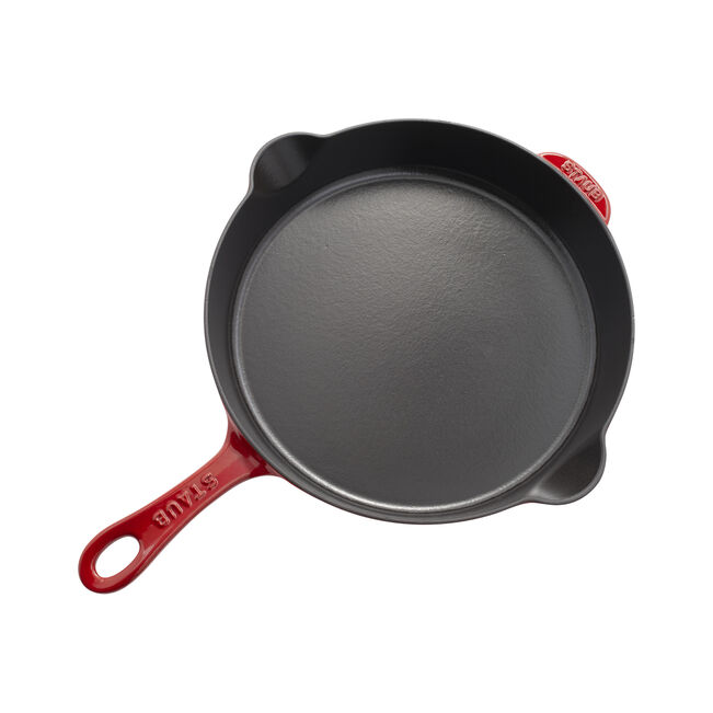 Staub Traditional Deep Skillet: 11", Cherry