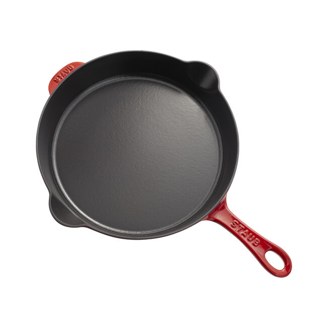 Staub Traditional Deep Skillet: 11", Cherry