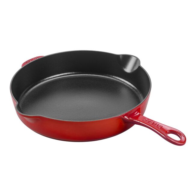 Staub Traditional Deep Skillet: 11", Cherry