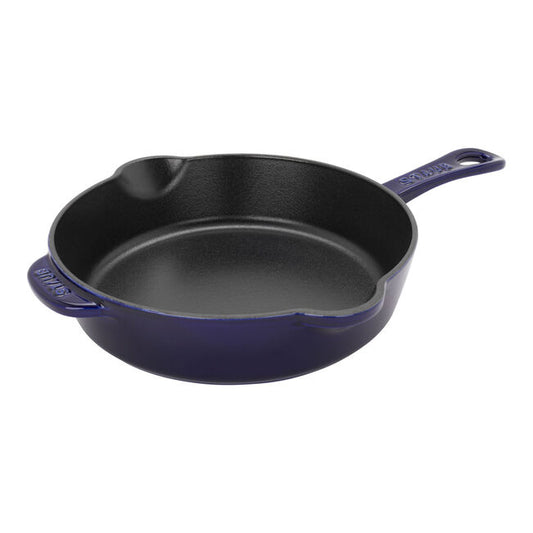 Staub Traditional Deep Skillet:  8.5", Dark Blue