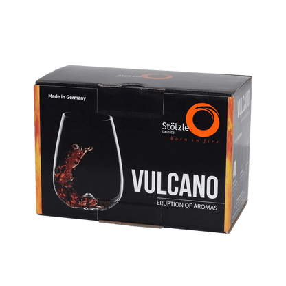 Stolzle Vulcano Stemless Wine Glasses (Set of 2): 16 oz.