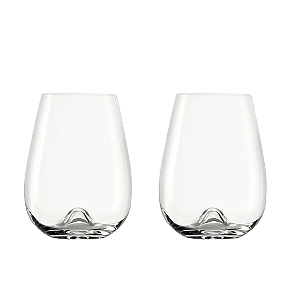 Stolzle Vulcano Stemless Wine Glasses (Set of 2): 16 oz.