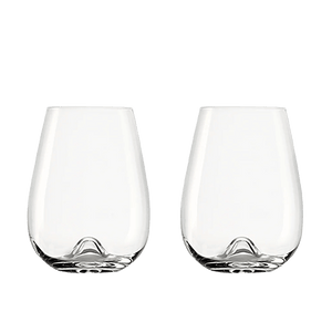 Stolzle Vulcano Stemless Wine Glasses (Set of 2): 16 oz.
