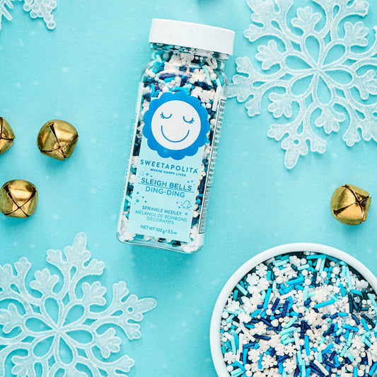 Sweetapolita Sleigh Bells Sprinkle Medley 4oz Bottle