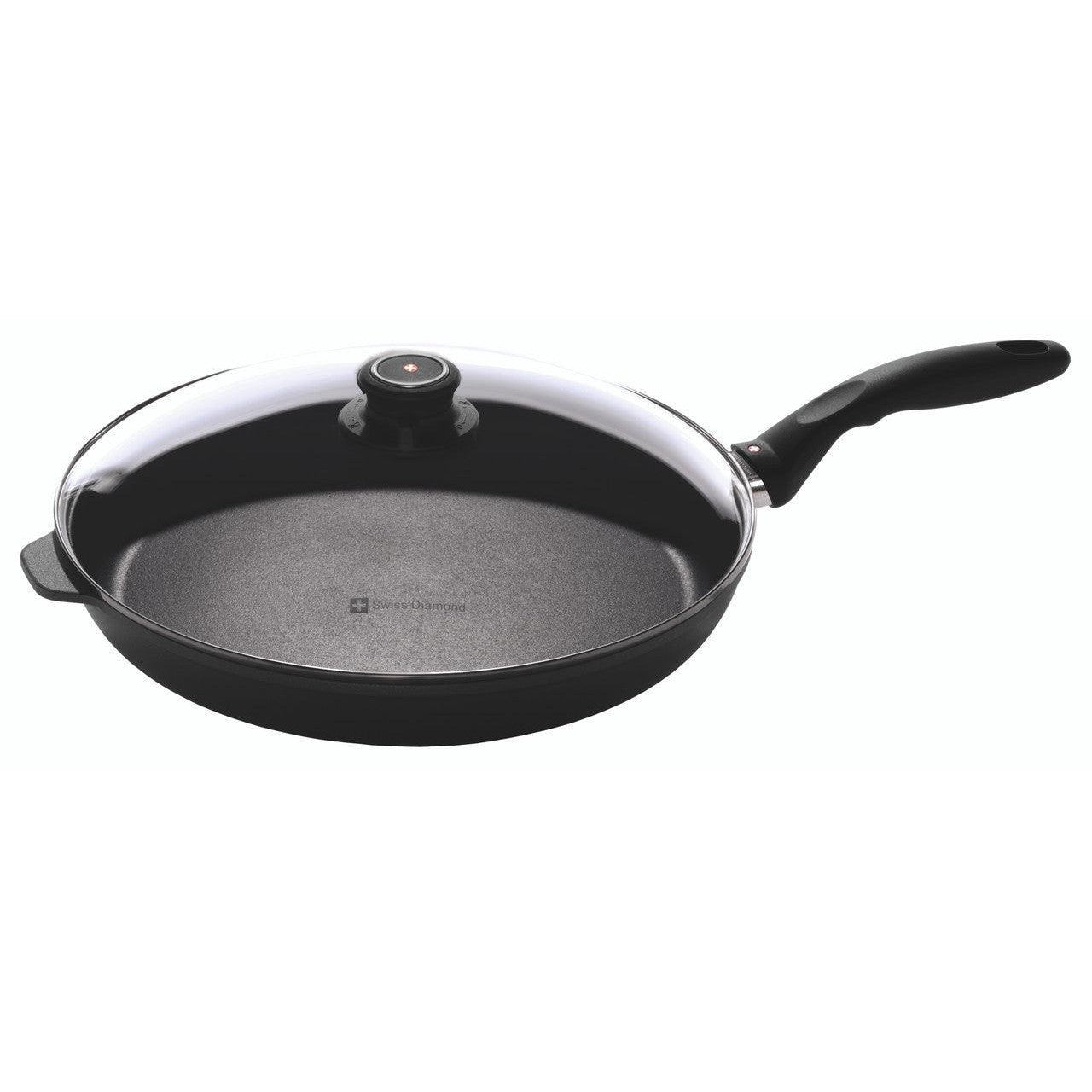 Swiss Diamond XD Fry Pan w/Lid: 12.5"