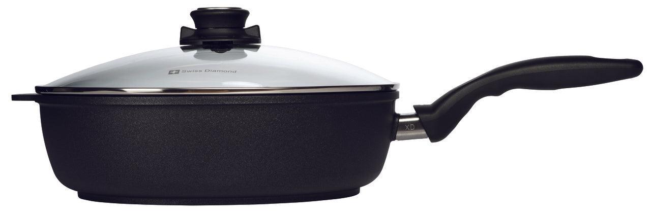 Swiss Diamond XD Saute Pan w/Lid: 11", 4.3 QT