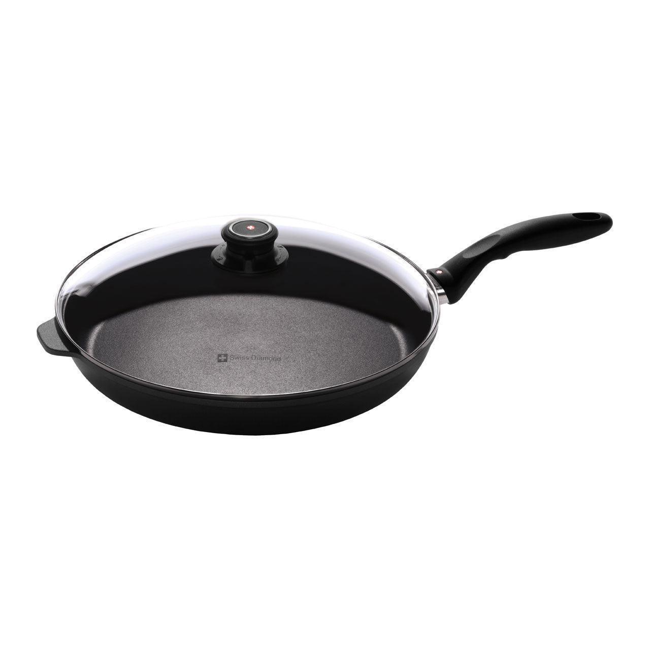 Swiss Diamond Induction XD Fry Pan w/Lid: 12.5"