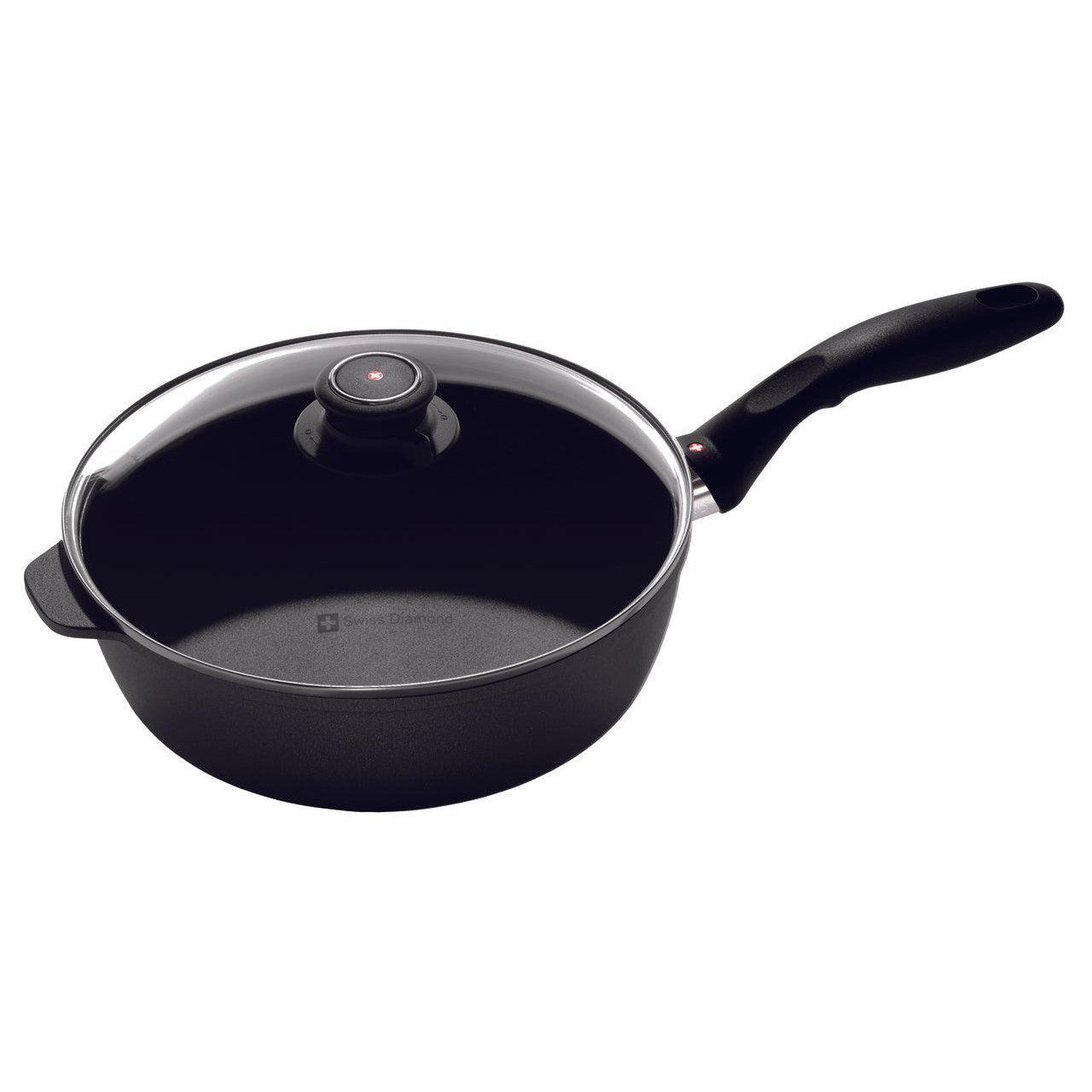 Swiss Diamond XD Saute Pan w/Lid: 9.5"