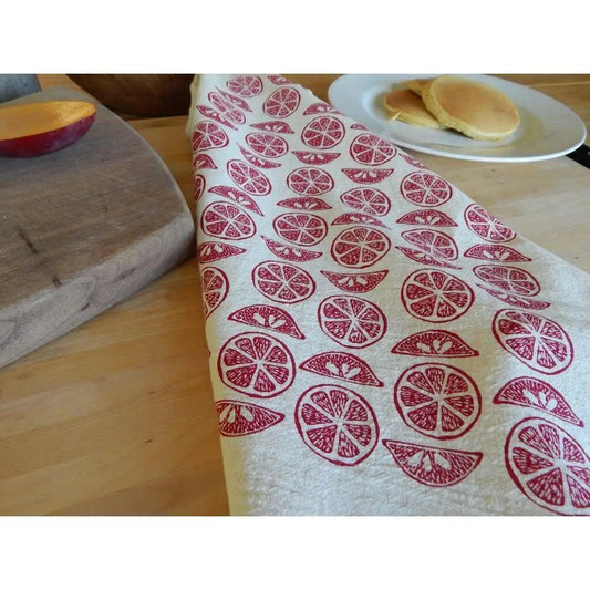 High Fiber Dishtowel: Citrus, Ruby