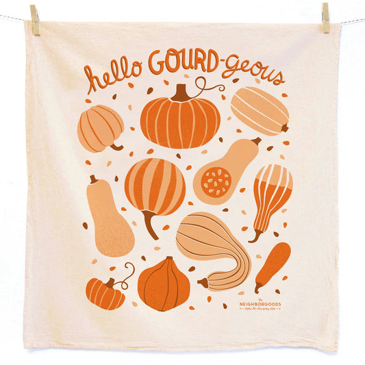 The Neighborgoods Tea Towel: Pumpkin / Gourd