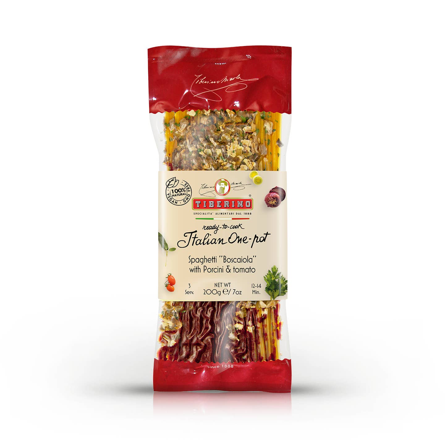 Tiberino Spaghetti with Porcini and Tomato