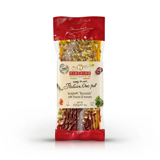 Tiberino Spaghetti with Porcini and Tomato