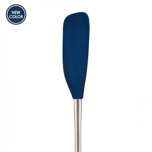 Tovolo Flex-Core Stainless Steel Handle Jar Scraper: Deep Indigo