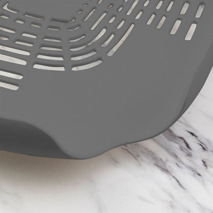 Tovolo Prep N’ Rinse Flat Colander: Charcoal