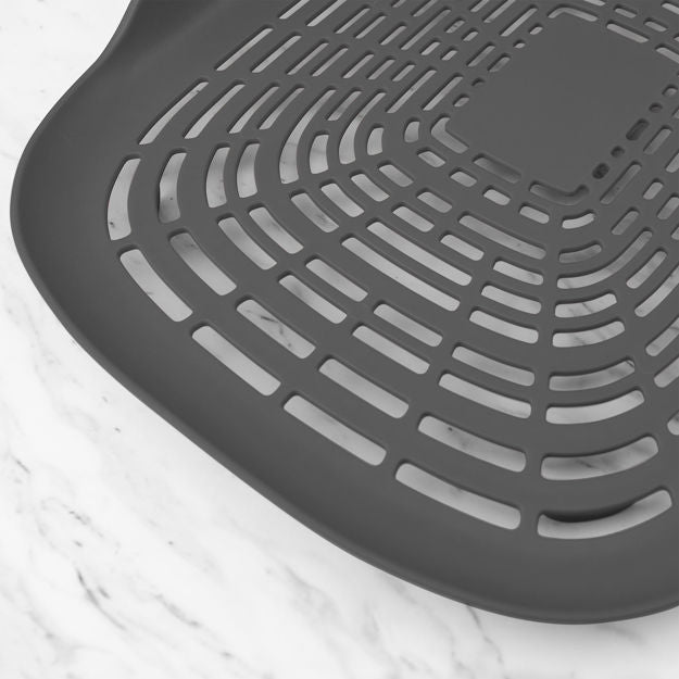 Tovolo Prep N’ Rinse Flat Colander: Charcoal