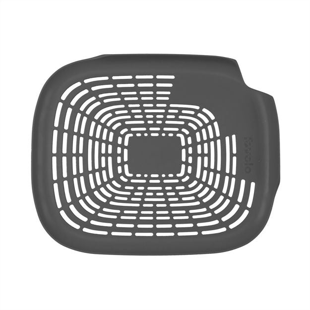 Tovolo Prep N’ Rinse Flat Colander: Charcoal