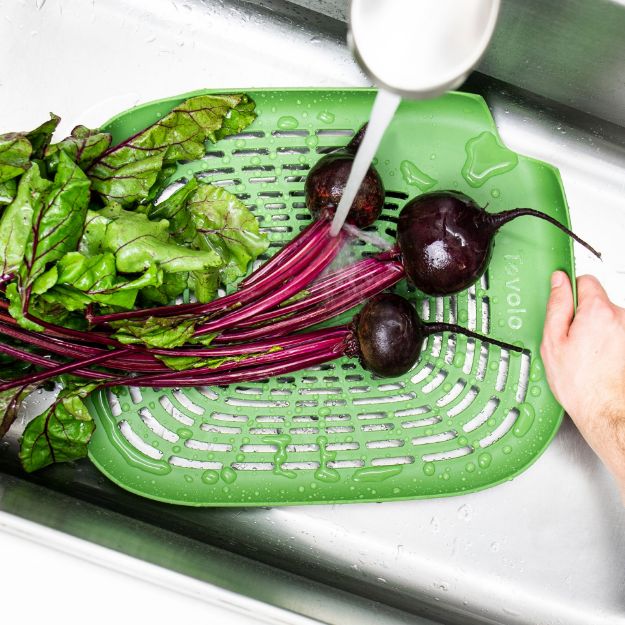 Tovolo Prep N’ Rinse Flat Colander: Pesto