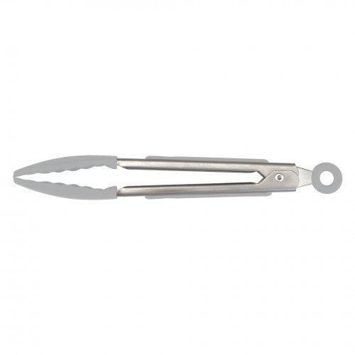 Tovolo Mini Silicone Tongs: Oyster Gray