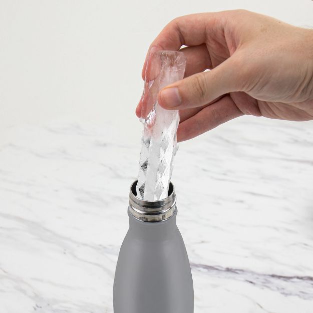 Tovolo Water Bottle Ice Mold: Oyster Gray