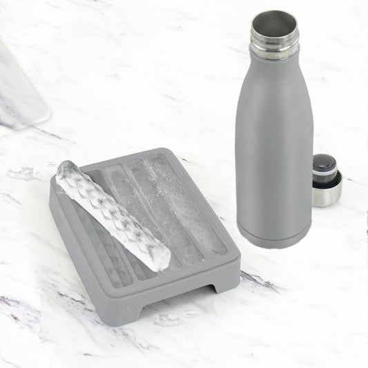 Tovolo Water Bottle Ice Mold: Oyster Gray