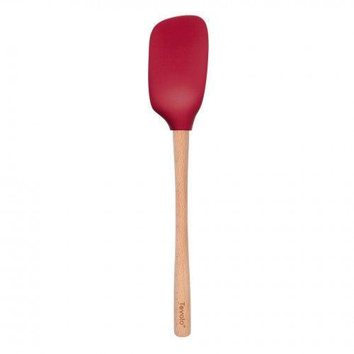 Tovolo Flex-Core Wood Handle Spoonula: Cayenne