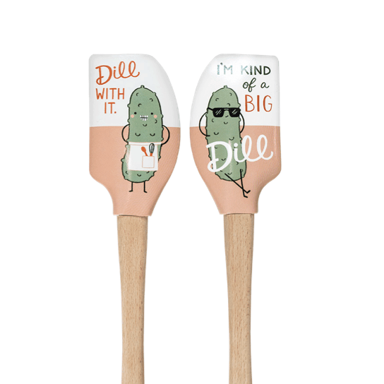 Tovolo Wood Handled Spatula: Big Dill