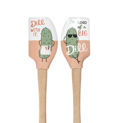 Tovolo Wood Handled Spatula: Big Dill