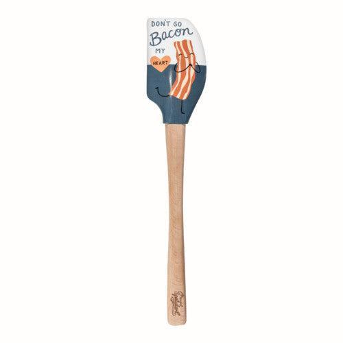 Tovolo Wood Handled Spatula: Bacon My Heart