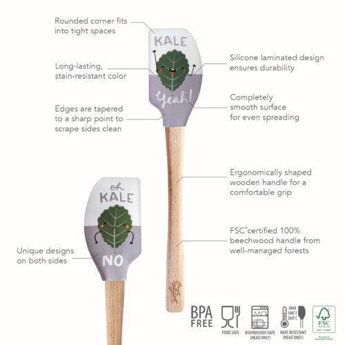 Tovolo Wood Handled Spatula: Kale Yeah