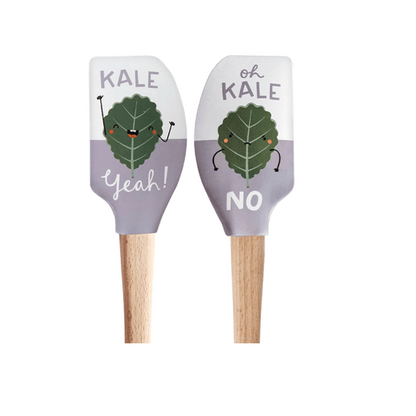 Tovolo Wood Handled Spatula: Kale Yeah