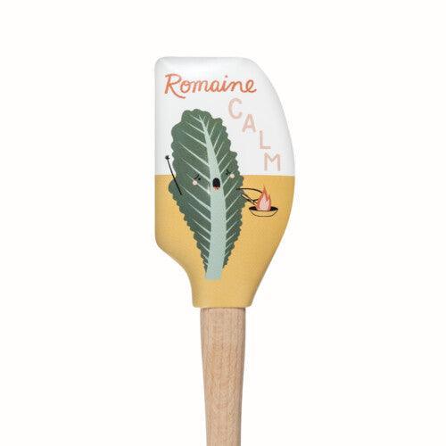 Tovolo Wood Handled Spatula: Romaine Calm